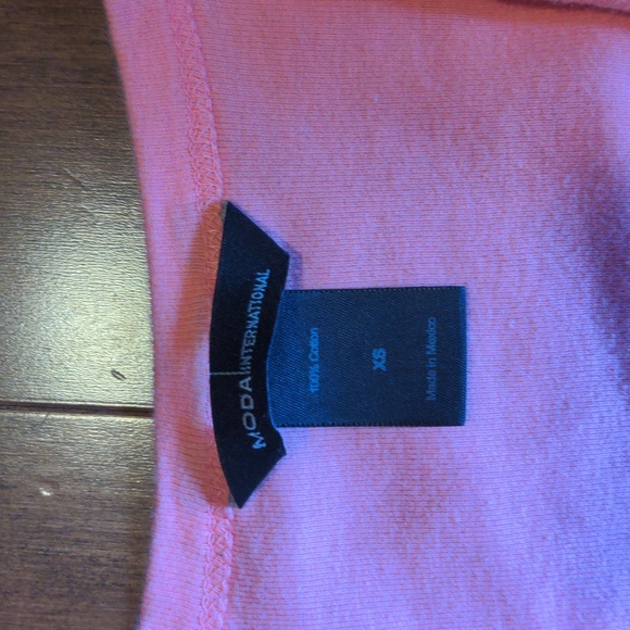 Moda International (Victoria's Secret clothing) pink cardigan - Picture 2 of 3